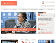 Tablet Screenshot of impactiran.org